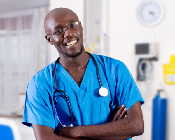 medical staff smiling
